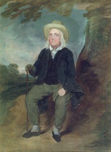 Jeremy Bentham en un paisaje imaginario, 1835